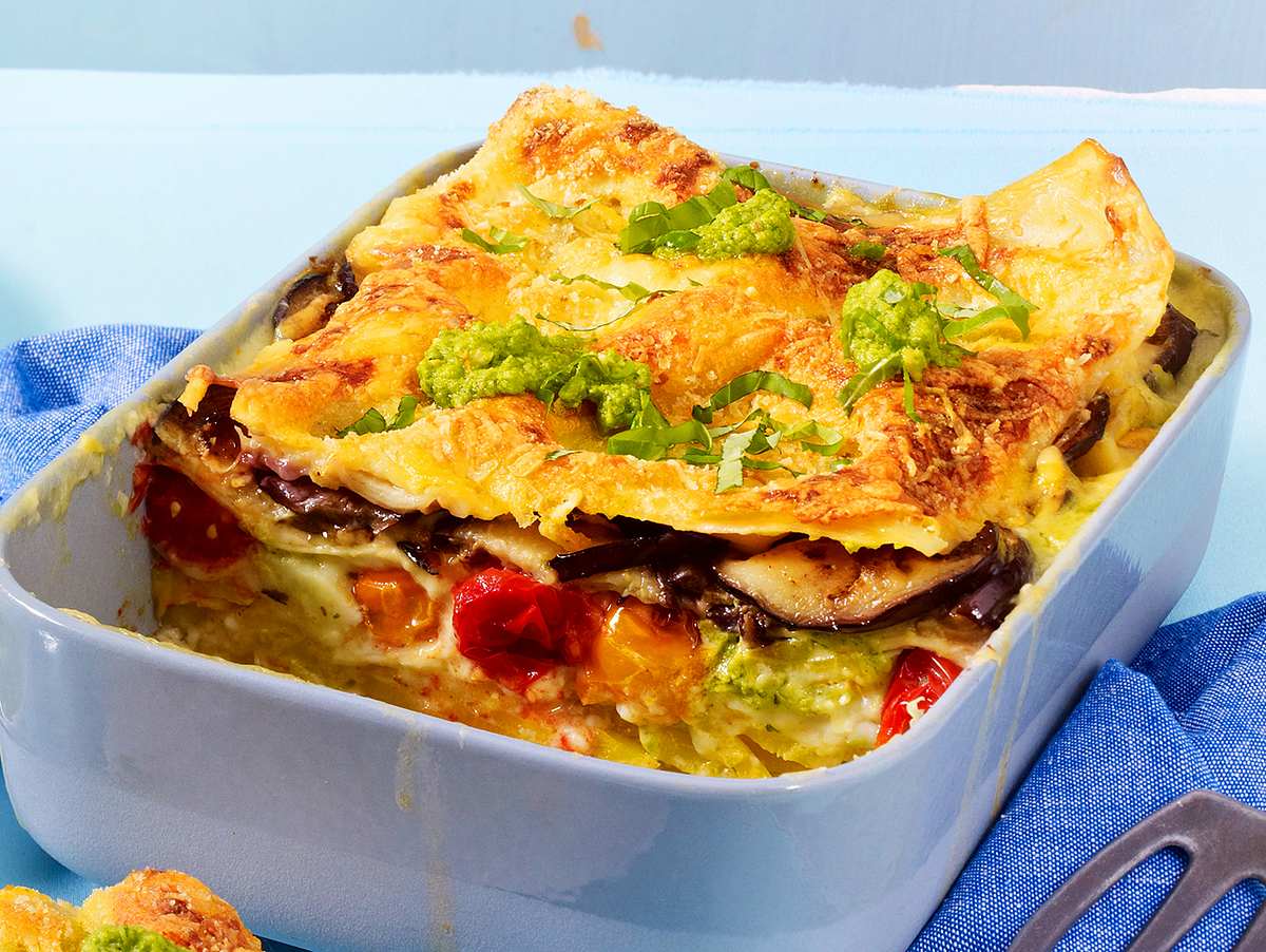 Vegetarische Sommer-Lasagne 