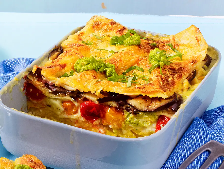 Vegetarische Sommer-Lasagne 