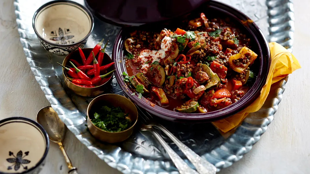 Vegetarische Tajine Rezept - Foto: LECKER @ Bauer Media Group