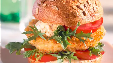 Vegetarischer Burger Rezept - Foto: LECKER @ Bauer Media Group