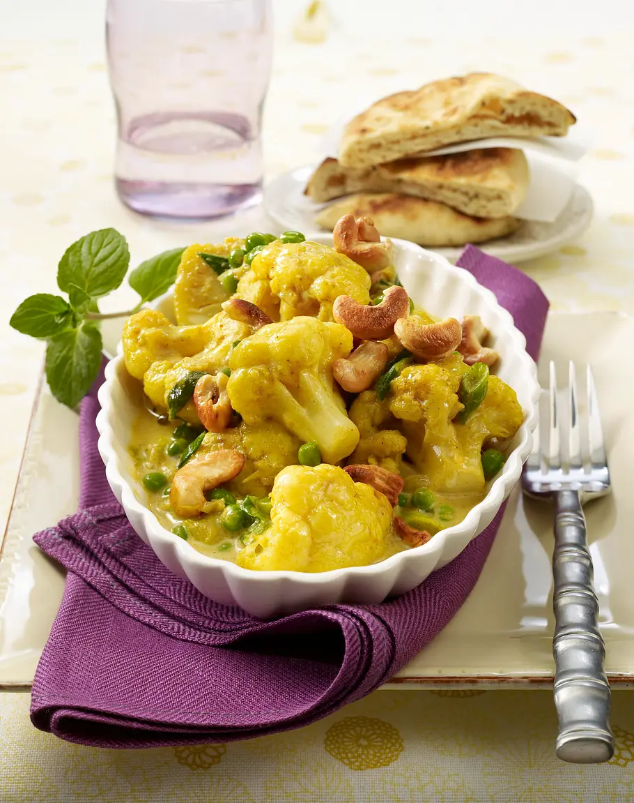 Vegetarisches Blumenkohl-Curry Rezept Vegetarisches Blumenkohl-Curry Rezept