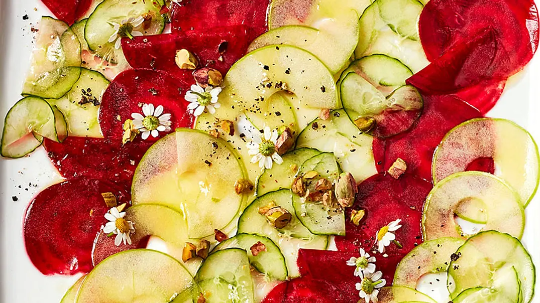 Veggie-Carpaccio Rezept - Foto: LECKER @ Bauer Media Group Veggie-Carpaccio Rezept - Foto: LECKER @ Bauer Media Group