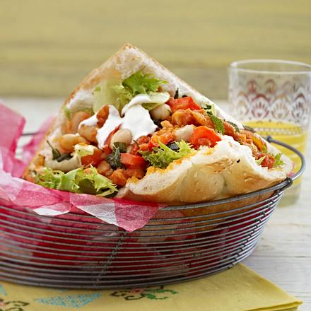 Veggie-Döner mit Salbeibohnen Rezept