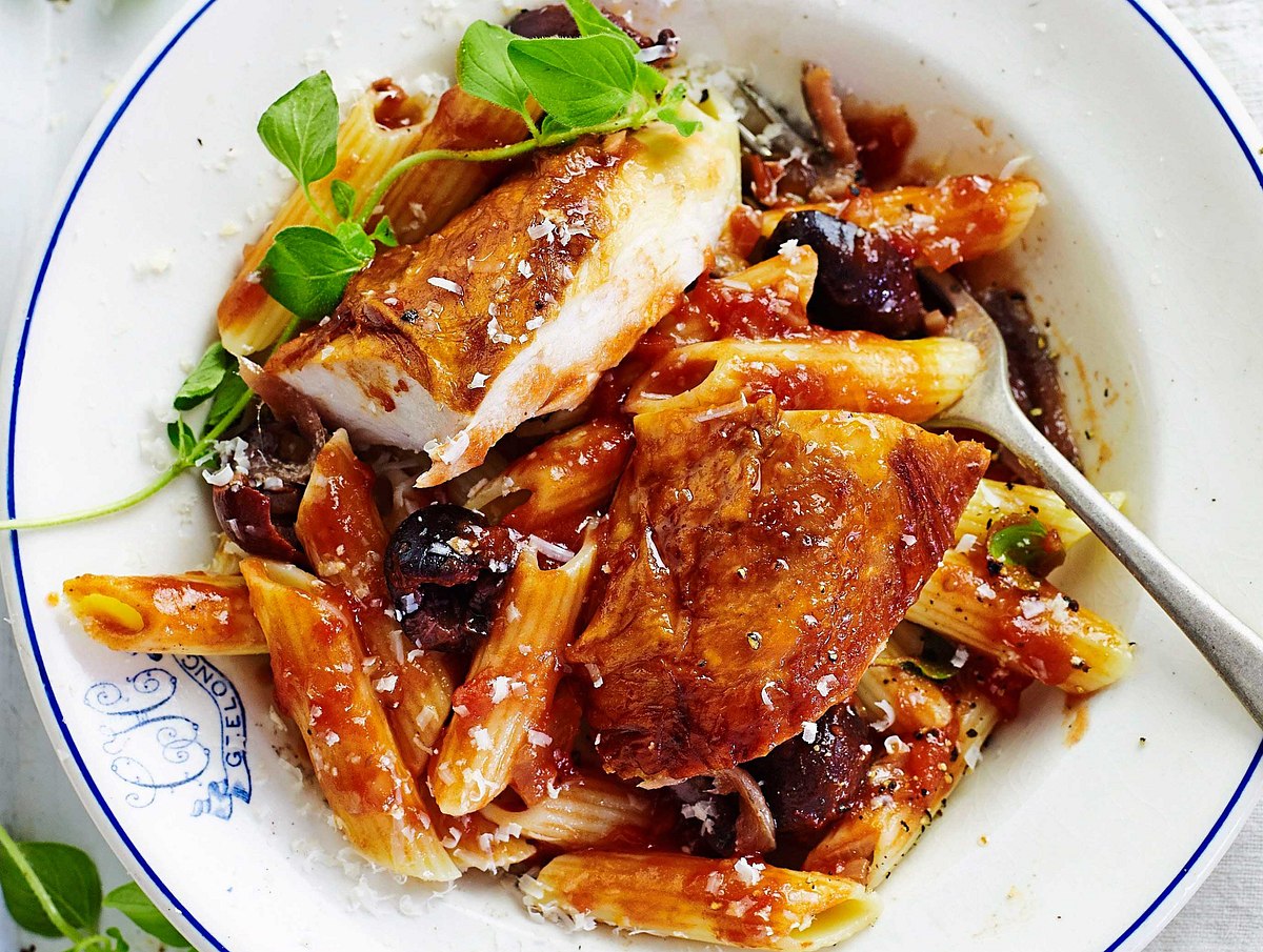 Veloce geschmortes  Pollo Cacciatore Rezept