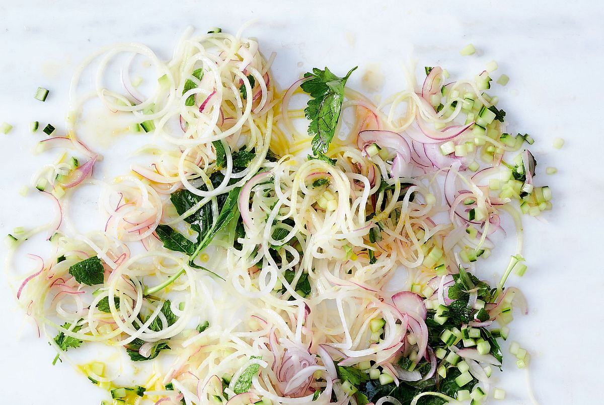 Verschärfte Retttichspirelli „Strong like a Dragon“ Rezept