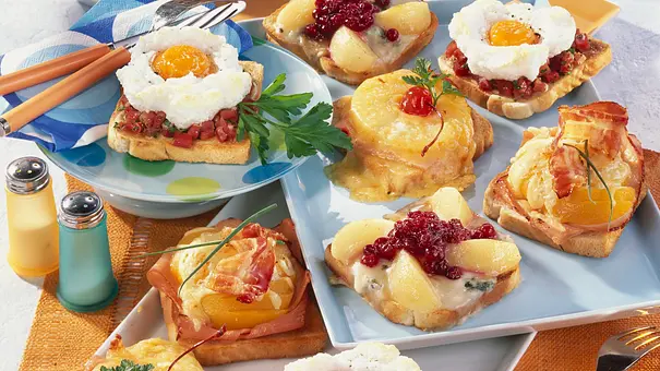 Verschiedene Toastbrote überbacken Rezept - Foto: LECKER @ Bauer Media Group Verschiedene Toastbrote überbacken Rezept - Foto: LECKER @ Bauer Media Group