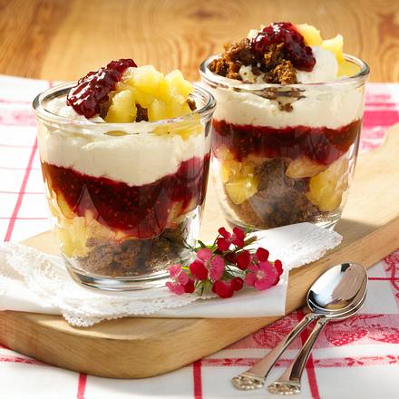 Verschleiertes Bauernmädchen (Dänische Apfelspeise) Rezept
