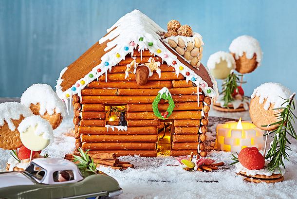 Verschneite Blockhütte Rezept