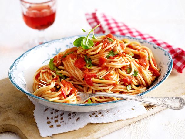 Spaghetti Allarrabbiata Rezept Lecker 6935