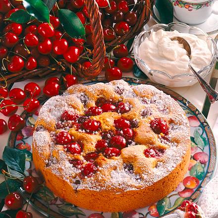 Versunkener Kirschkuchen Rezept Versunkener Kirschkuchen Rezept