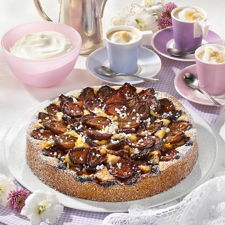Versunkener Pflaumenkuchen Rezept