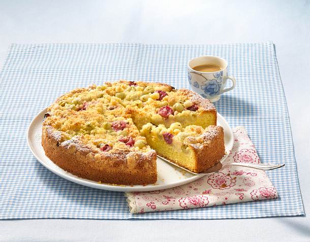 Versunkener Stachelbeer-Streuselkuchen Rezept Versunkener Stachelbeer-Streuselkuchen Rezept