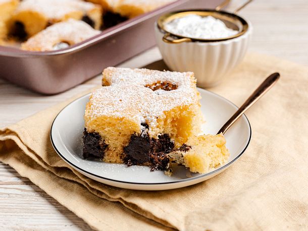 Versunkener Streuselkuchen - extrasaftiges Rezept