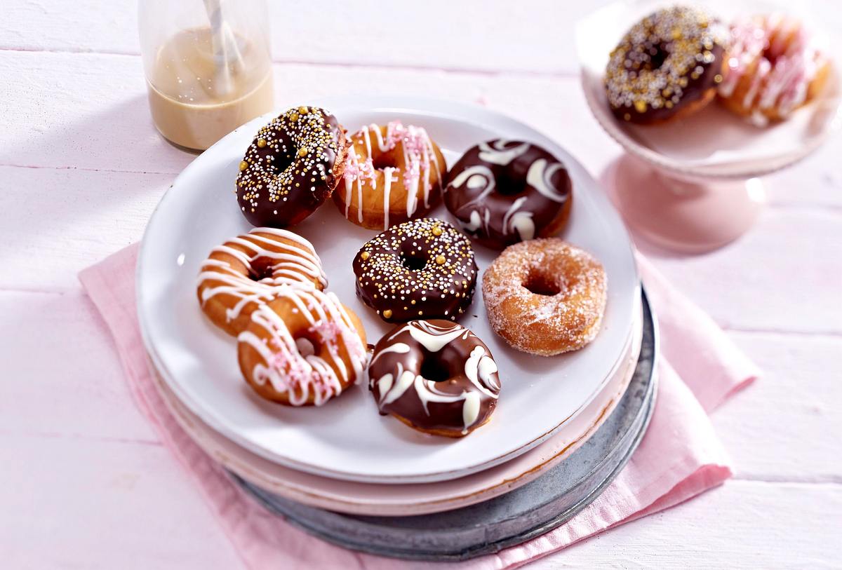 Verzierte Donuts Rezept