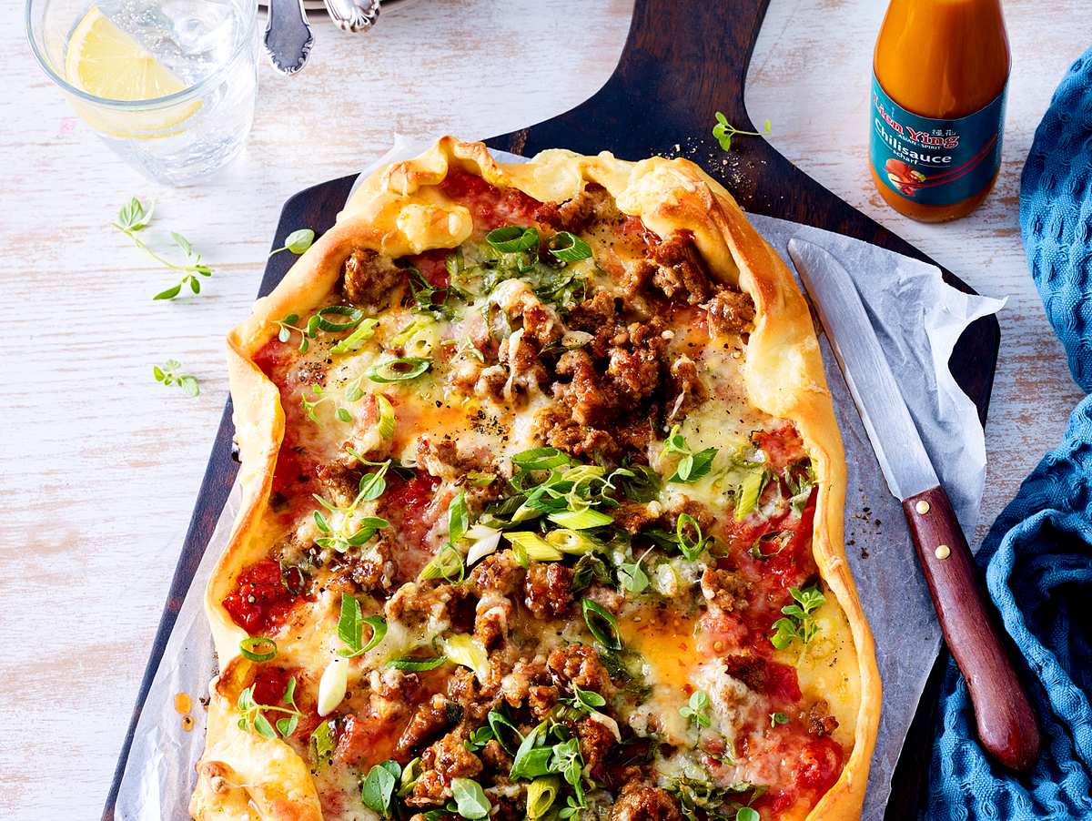 Viel schöner als Döner: Türkische Hack-Pizza Rezept