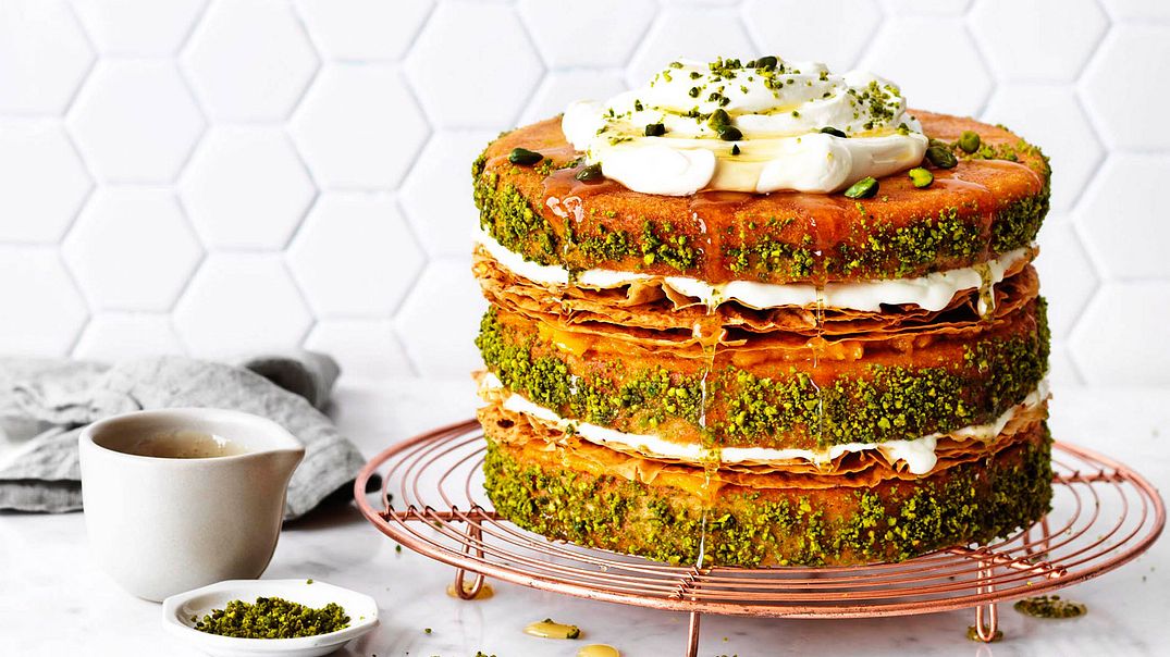 Vielschichtig beeindruckende Baklava-Torte  Rezept - Foto: LECKER @ Bauer Media Group