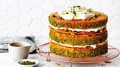 Vielschichtig beeindruckende Baklava-Torte  Rezept - Foto: LECKER @ Bauer Media Group
