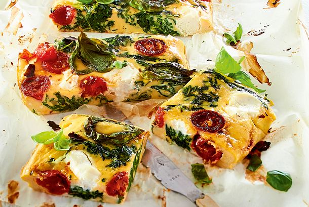 Viertelstündchen-Ofenfrittata Rezept