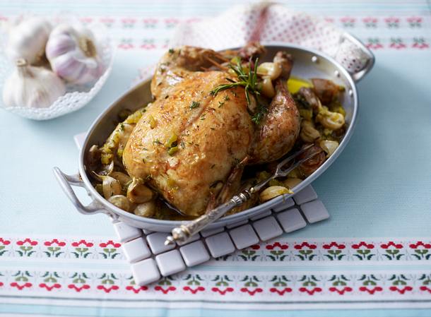 Vierzig-Zehen-Hähnchen Rezept Vierzig-Zehen-Hähnchen Rezept
