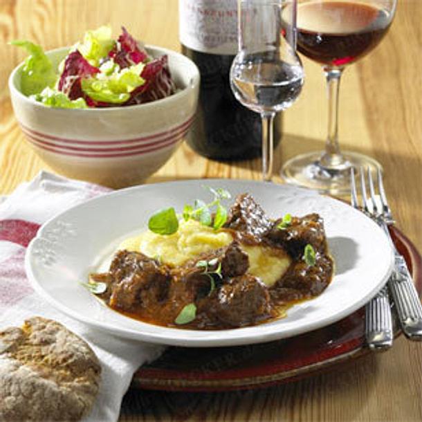Vinschgauer Rindsgulasch Rezept