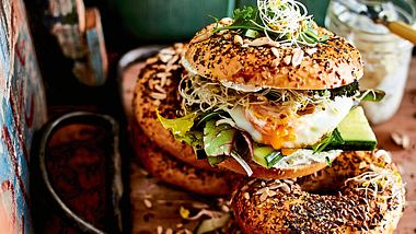 Vital-Veggie-Bagel Rezept - Foto: House of Food / Bauer Food Experts KG