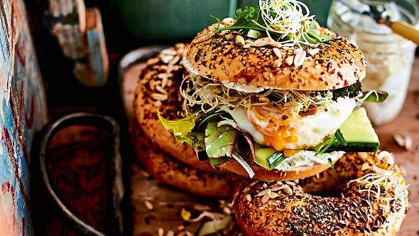 Vital-Veggie-Bagel Rezept - Foto: House of Food / Bauer Food Experts KG