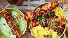 Putenspieße mit zweierlei Dips - Foto: House of Food / Bauer Food Experts KG