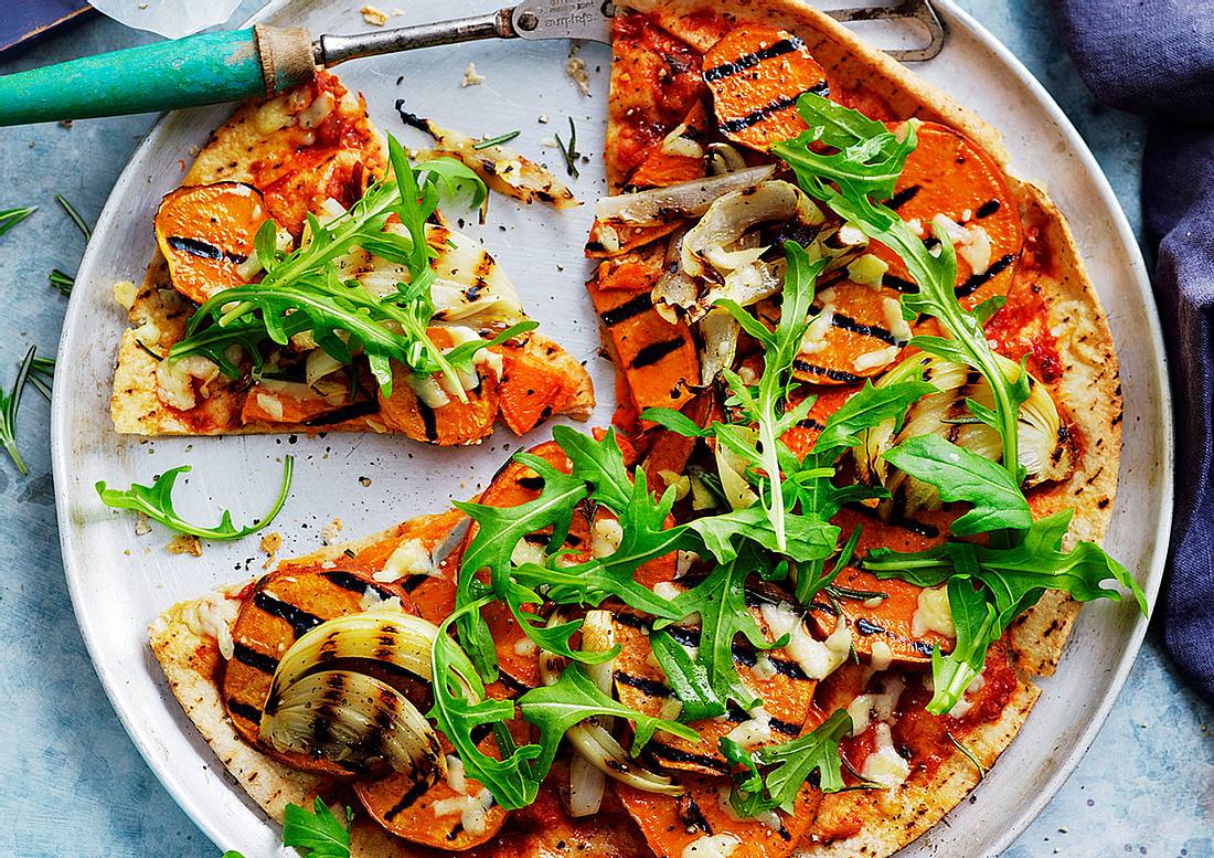 VollkornWraps à la Pizza Vegetariana Rezept LECKER