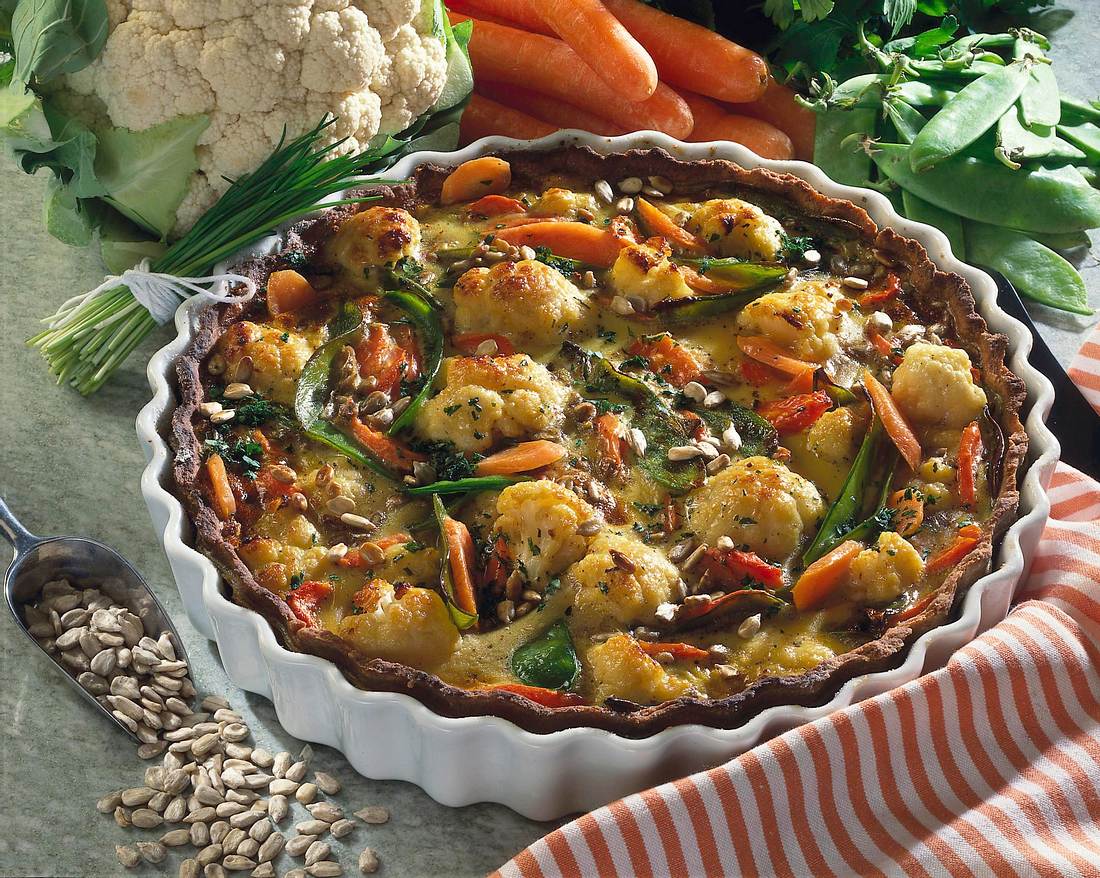 Vollwert-Gemüse-Pie Rezept | LECKER