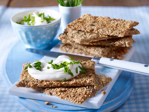 Vollwert-Knäckebrot Rezept