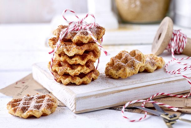 Waffelcookies Rezept Waffelcookies Rezept