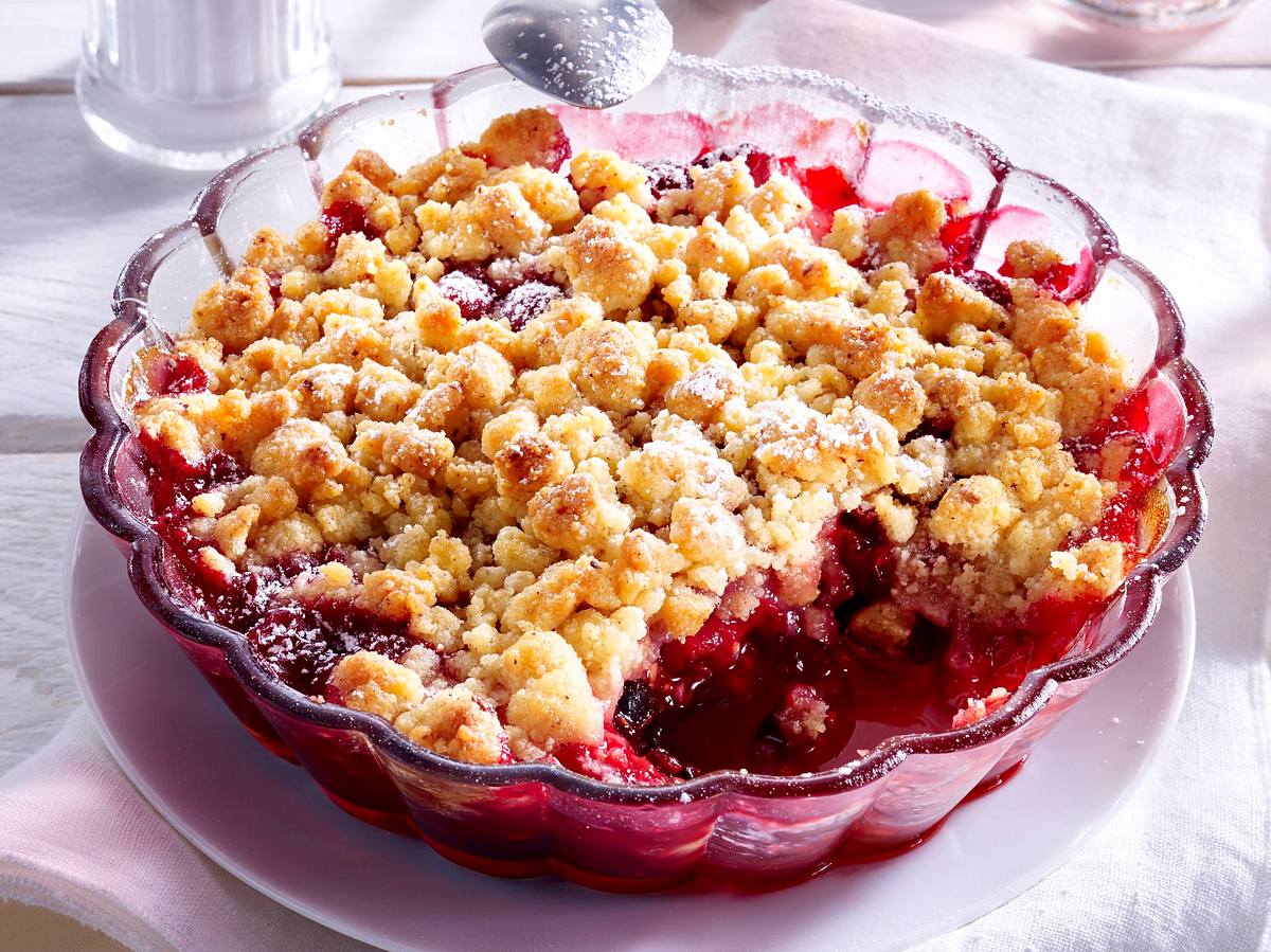 Waldfrüchte-Crumble Rezept