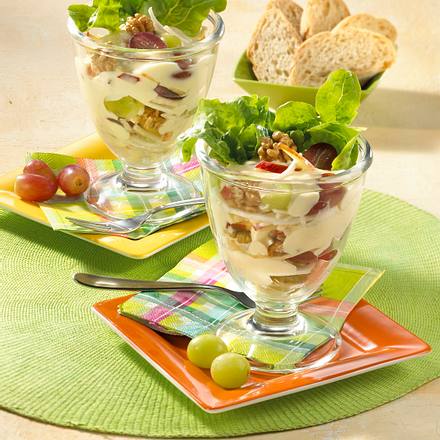Waldorfsalat mit Trauben Rezept
