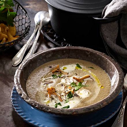 Waldpilzsuppe Rezept