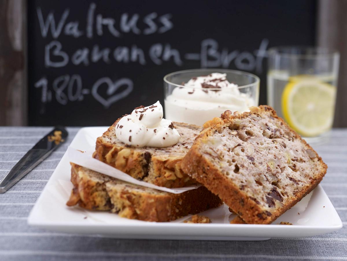 Walnut-Banana-Bread Rezept