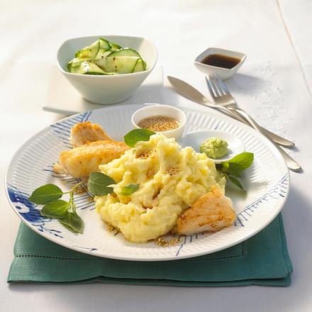 Wasabi-Püree zu Fischfilet Rezept Wasabi-Püree zu Fischfilet Rezept