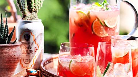Wassermelonen-Gin-Fizz Rezept - Foto: Are Media Syndication 