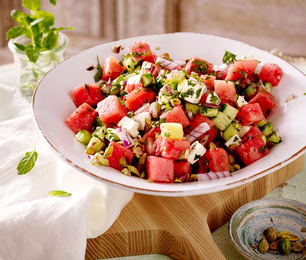 Wassermelonen-Salat Rezept Wassermelonen-Salat Rezept