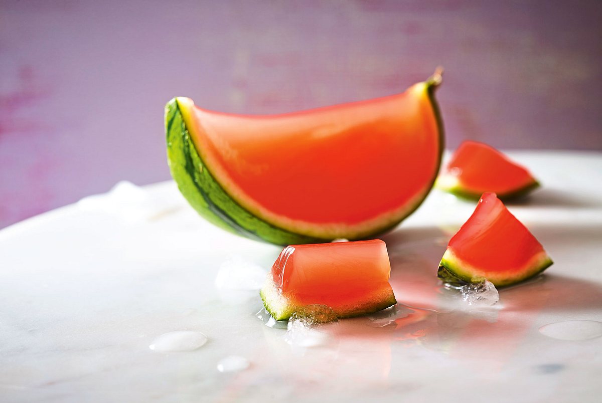 Wassermelonengelee mit Schuss Rezept