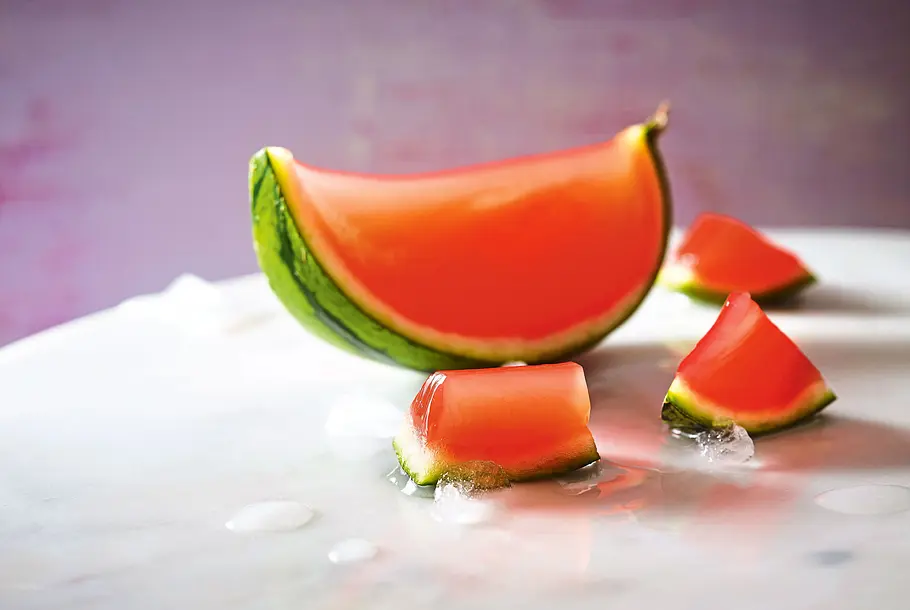 Wassermelonengelee mit Schuss Rezept