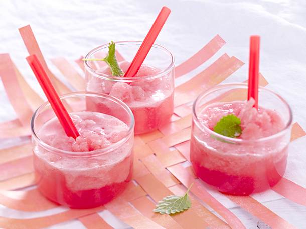 Wassermelonensorbet mit Prosecco Rezept Wassermelonensorbet mit Prosecco Rezept