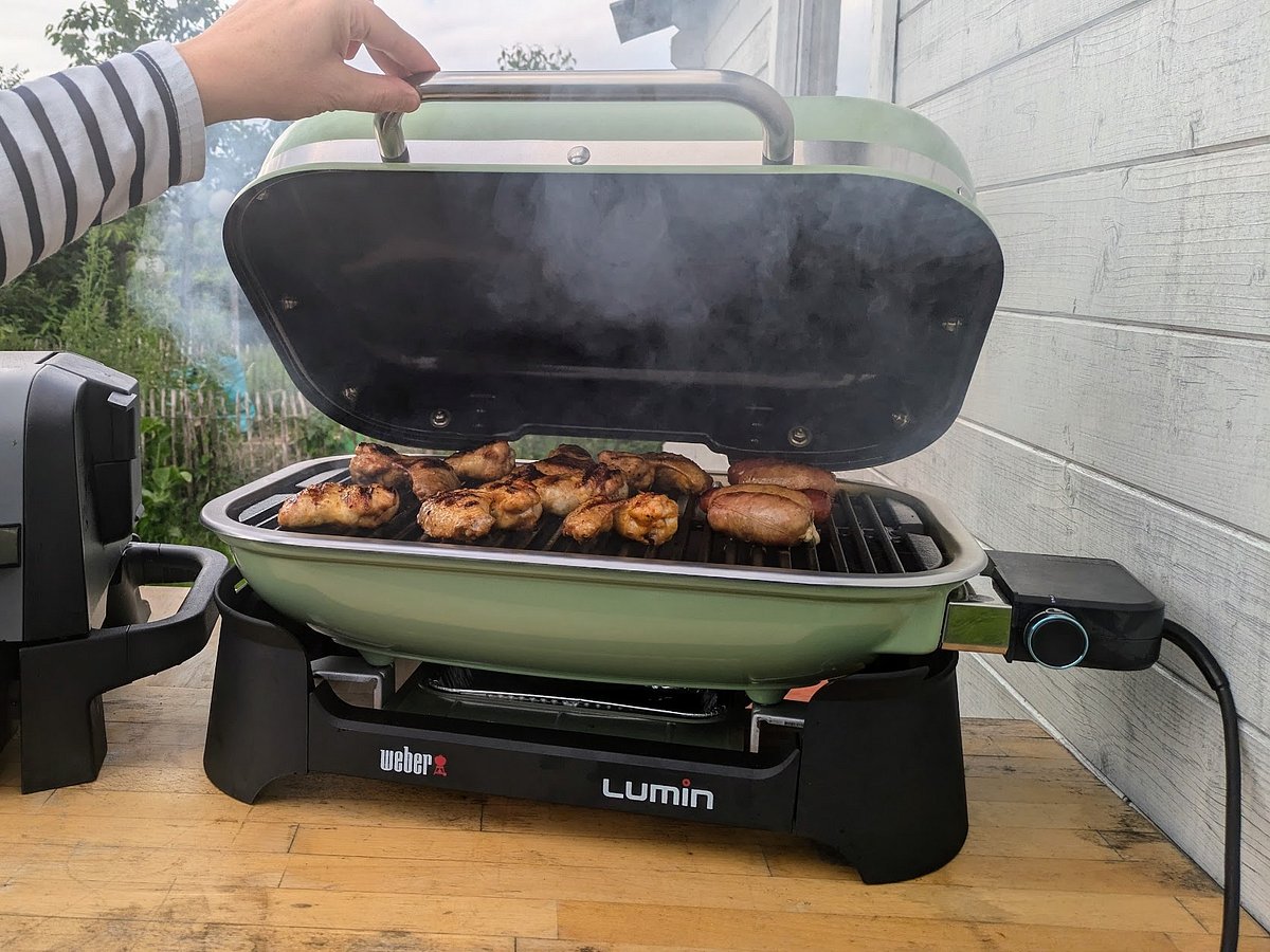 Weber Lumin Elektrogrill direktes Grillen