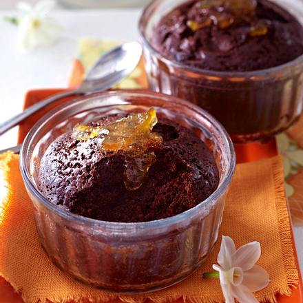Weiche Orangen-Schokoladenküchlein Rezept Weiche Orangen-Schokoladenküchlein Rezept
