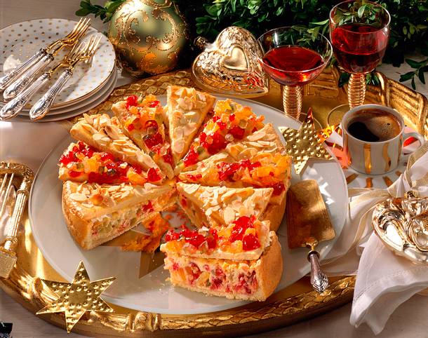 Weihnachtliche Käsetorte Rezept Weihnachtliche Käsetorte Rezept