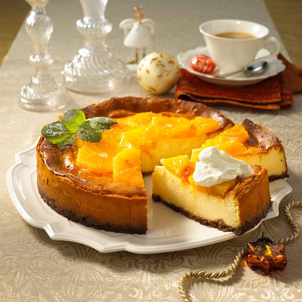 Weihnachtliche Käsetorte Rezept Weihnachtliche Käsetorte Rezept