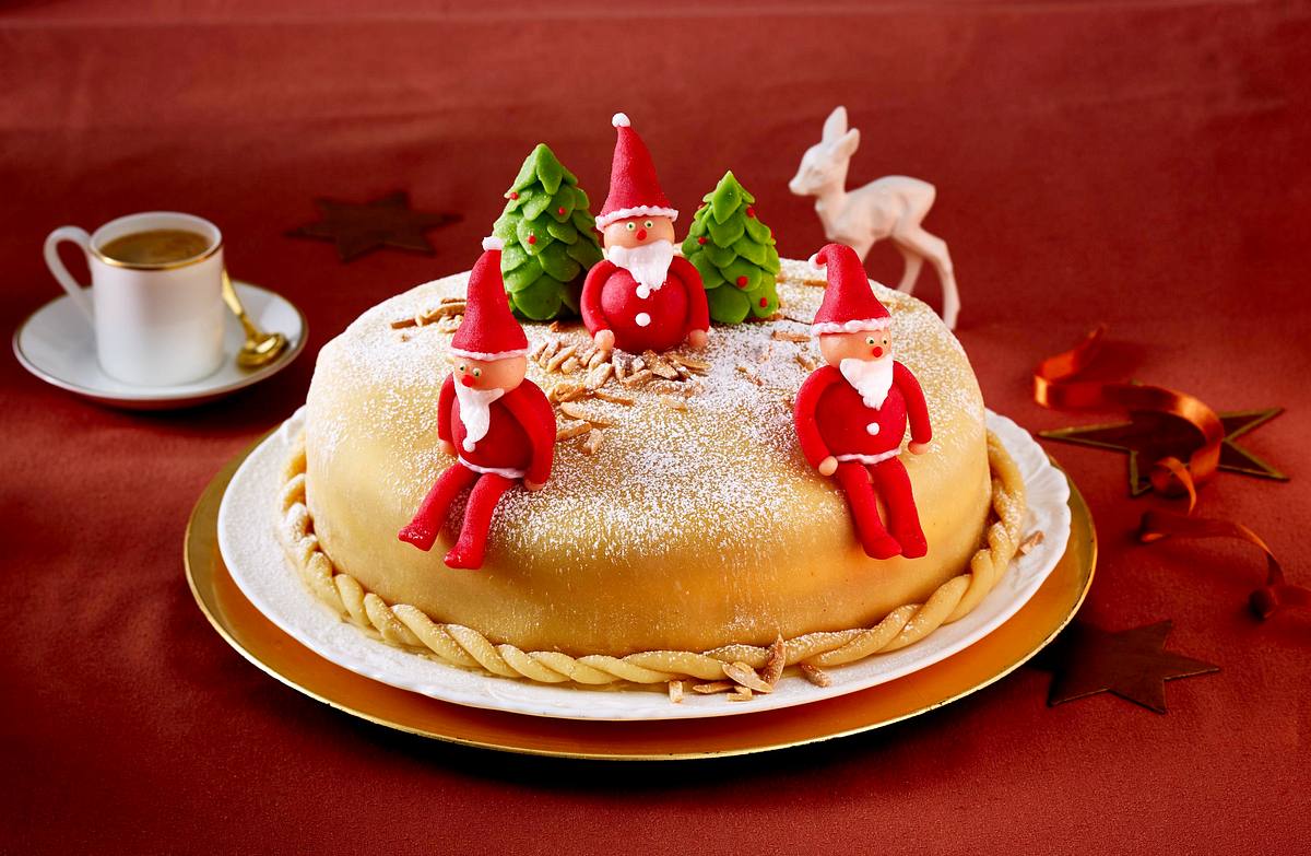 Weihnachtliche Marzipantorte Rezept