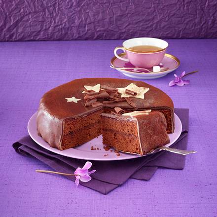Weihnachtliche Sachertorte Rezept
