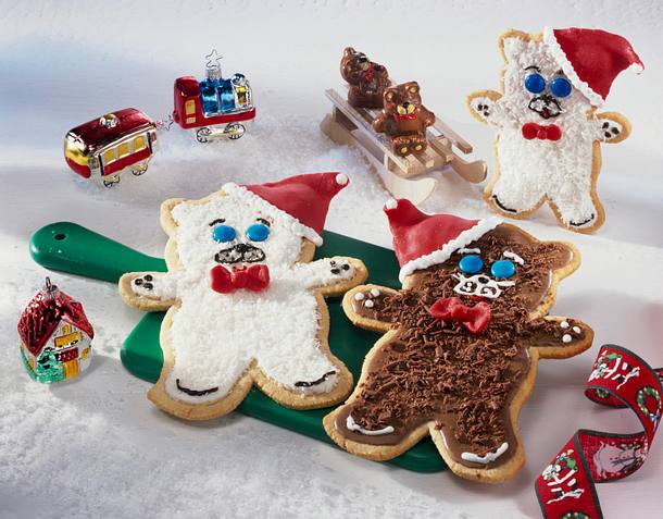 Weihnachtliche Teddy-Kekse Rezept Weihnachtliche Teddy-Kekse Rezept