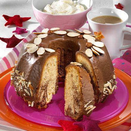 Weihnachtlicher Marmorkuchen Rezept Weihnachtlicher Marmorkuchen Rezept