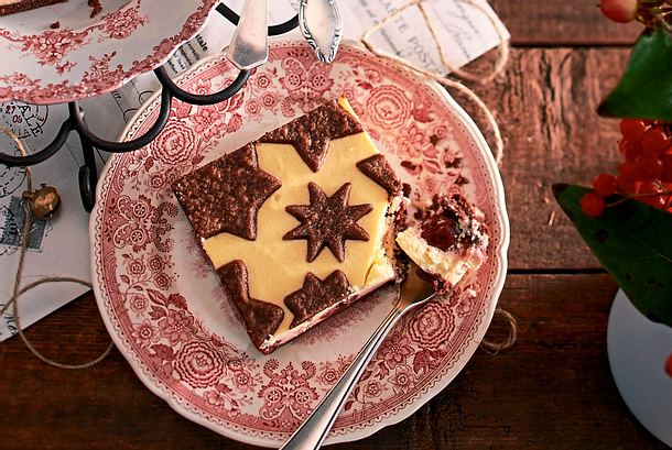 Weihnachtlicher Schokozupfkuchen Rezept Weihnachtlicher Schokozupfkuchen Rezept